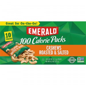 Emerald 100 Calorie Packs - Cashew Halves & Pieces