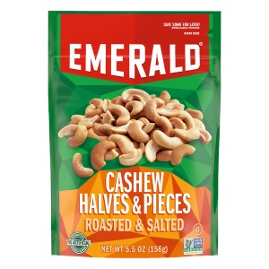 Emerald Cashew Halves and Pieces - Roasted and Salted