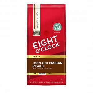 Eight O'Clock Coffee Colombian Peaks Whole Bean Coffee