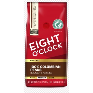 Eight O'Clock Coffee Colombian Peaks Ground Coffee