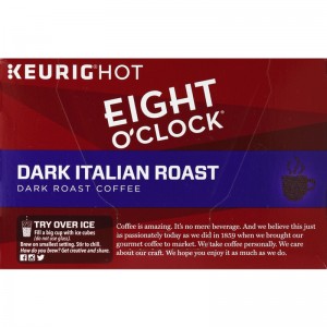Eight O'Clock Coffee Dark Italian Roast K-Cup Pods