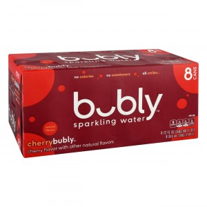 Bubly Cherry Sparkling Water - 8 Pack Cans