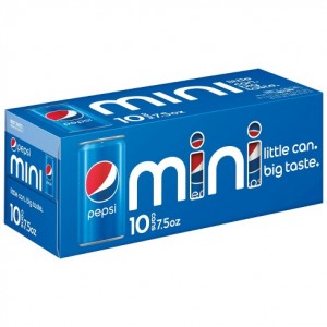 Pepsi Cola Mini Cans - 10 Pack
