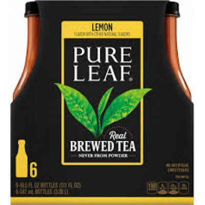 Pure Leaf Lemon Iced Tea - 6 Pack Plastic Bottles