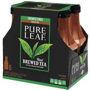 Pure Leaf Unsweetened Tea - 6 Pack Plastic Bottles