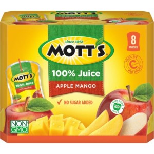 Mott's 100% Apple Mango Juice - 8 Pack