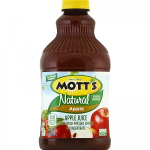 Mott's Natural 100% Apple Juice - Single Bottle