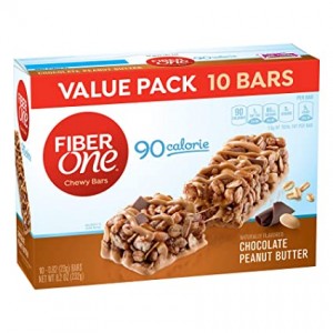 Fiber One 90 Calorie Chocolate Peanut Butter Bars, 4.1 oz