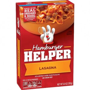 Betty Crocker Lasagna Hamburger Helper