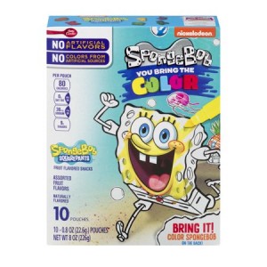 Betty Crocker SpongeBob SquarePants Fruit Snacks - 10 Pack