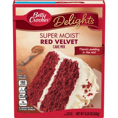 Betty Crocker Delights Super Moist Red Velvet Cake Mix