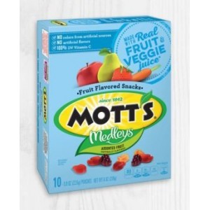 Mott's Medleys Berry Fruit Flavored Snacks - 10 Pack