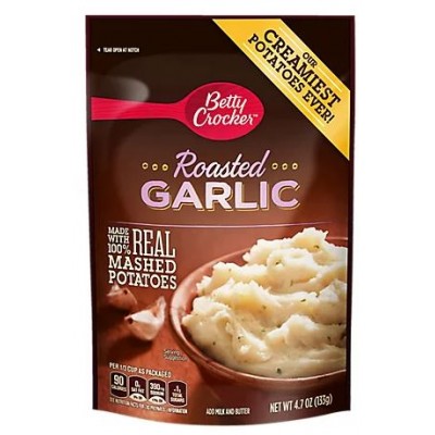 Betty Crocker Mashed Potatoes - Savory Roasted Garlic