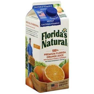 Florida's Natural 100% Premium Florida Orange Juice -Calcium & Vit D