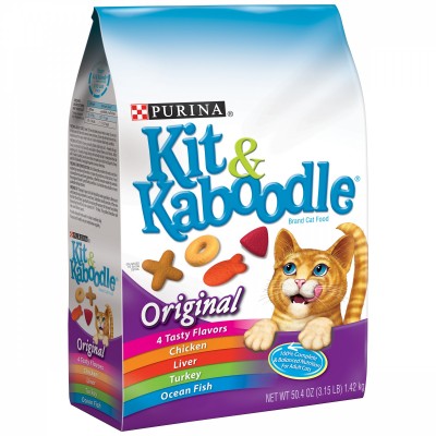 Purina Kit & Kaboodle Dry Cat Food Original 3.15 lb. Bag