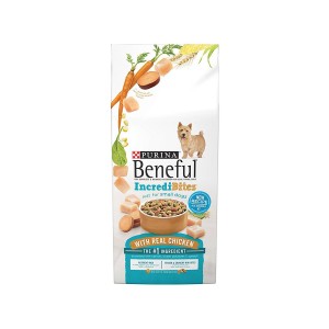 Purina Beneful IncrediBites Dry Dog Food for Small Dogs With Real Chicken 3.5 lb. Bag