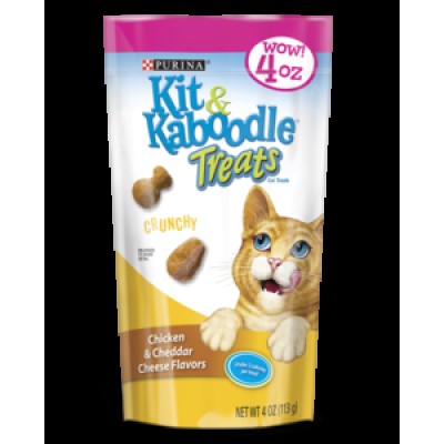 Purina Kit & Kaboodle Crunchy Treats - Chicken & Cheddar