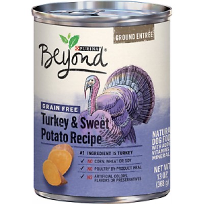 Purina Turkey&Sweet Potato Recipe Ground Entree 13 oz Can