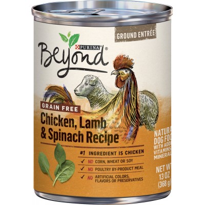 Purina Chicken, Lamb & Spinach Recipe Ground Entree 13 oz