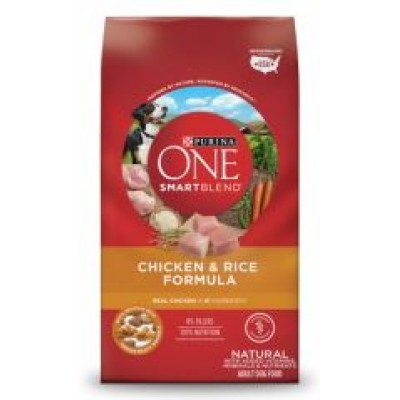 Purina ONE SmartBlend Natural Adult Dog Food - Chicken & Rice Formula