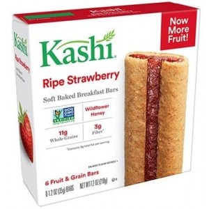 Kashi Ripe Strawberry Soft-Baked Cereal Bars - 6 Pack