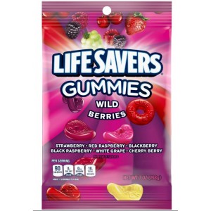 Life Savers Wild Berries Gummies Candy Bag