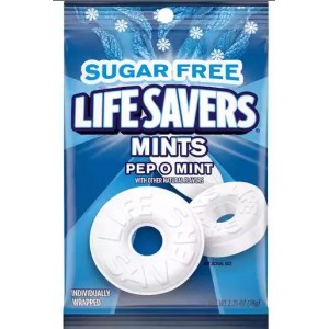 Life Savers Pep O Mint Sugar Free Candy Bag