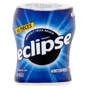 Eclipse Winterfrost Sugarfree Gum, 60 piece bottle