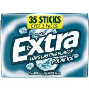 Extra Polar Ice Sugarfree Gum - 35 Sticks Pack