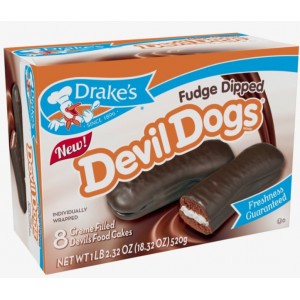 Drake's Fudge Dipped Devil Dogs