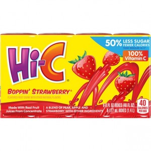 Hi-C Boppin' Strawberry Fruit Drink