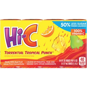 Hi-C Torrential Tropical Punch Fruit Drink