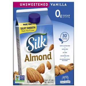 Silk Unsweetened Vanilla Almondmilk - 2 Pack