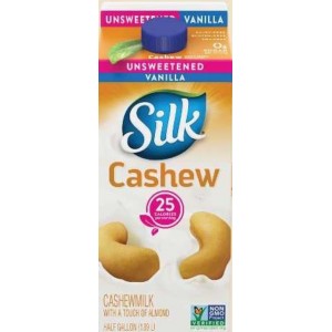 Silk Vanilla Unsweetened Creamy Cashewmilk