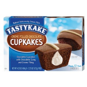 Tastykake Creme Filled Chocolate Cupcakes