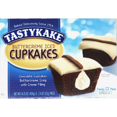 Tastykake Buttercreme Iced Cupkakes