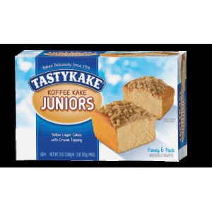 Tastykake Yellow Cakes with Crumb Topping