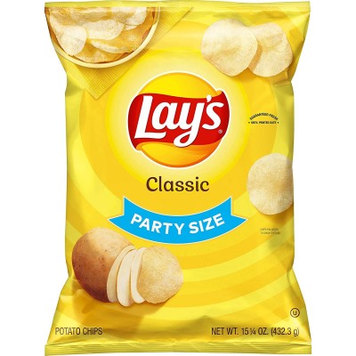 Lay's Classic Potato Chips Party Size