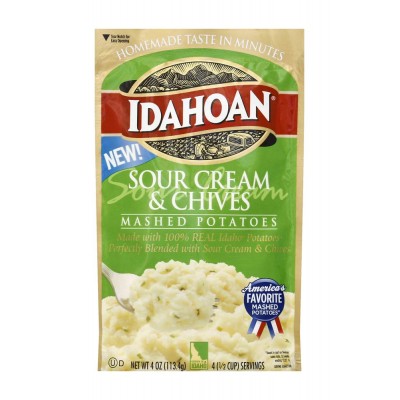 Idahoan Sour Cream and Chives Mashes Potatoes