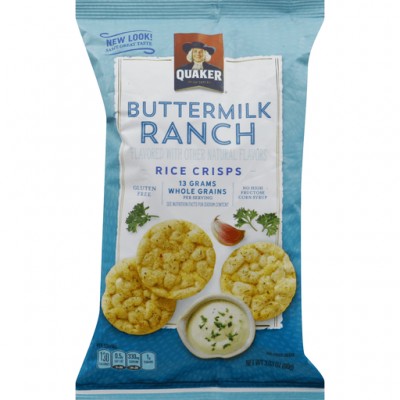 Quaker Popped Rice Snack Ranch