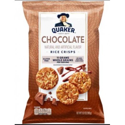 Quaker Popped Rice Snack Chocolate