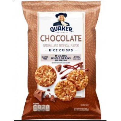 Quaker Popped Rice Snack Chocolate