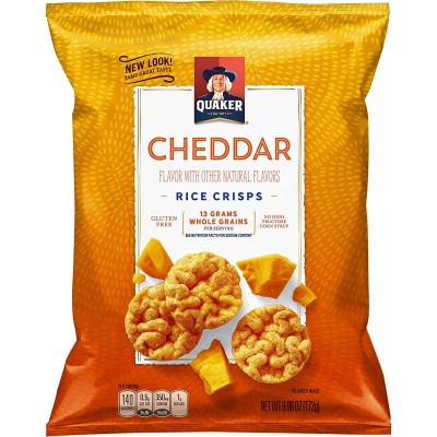 Quaker Popped Rice Snack Cheddar Cheese