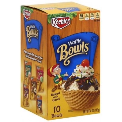 Keebler Waffle Bowls