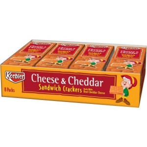 Keebler Cheese & Cheddar Sandwich Crackers - 8 Pack