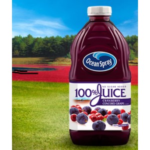 Ocean Spray Cranberry Concord Grape 100% Juice