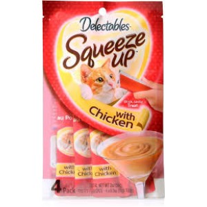 Hartz Delectables Squeeze Up Chicken Lickable Cat Treat