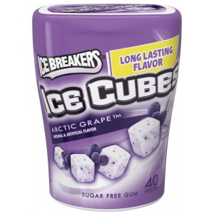 Ice Breakers Ice Cubes Sugar Free Arctic Grape Gum