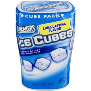 Ice Breakers Ice Cubes Sugar Free Peppermint Gum