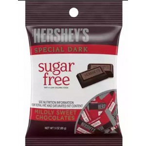 Hershey's Sugar Free Special Dark Mildly Sweet Chocolate Bar
